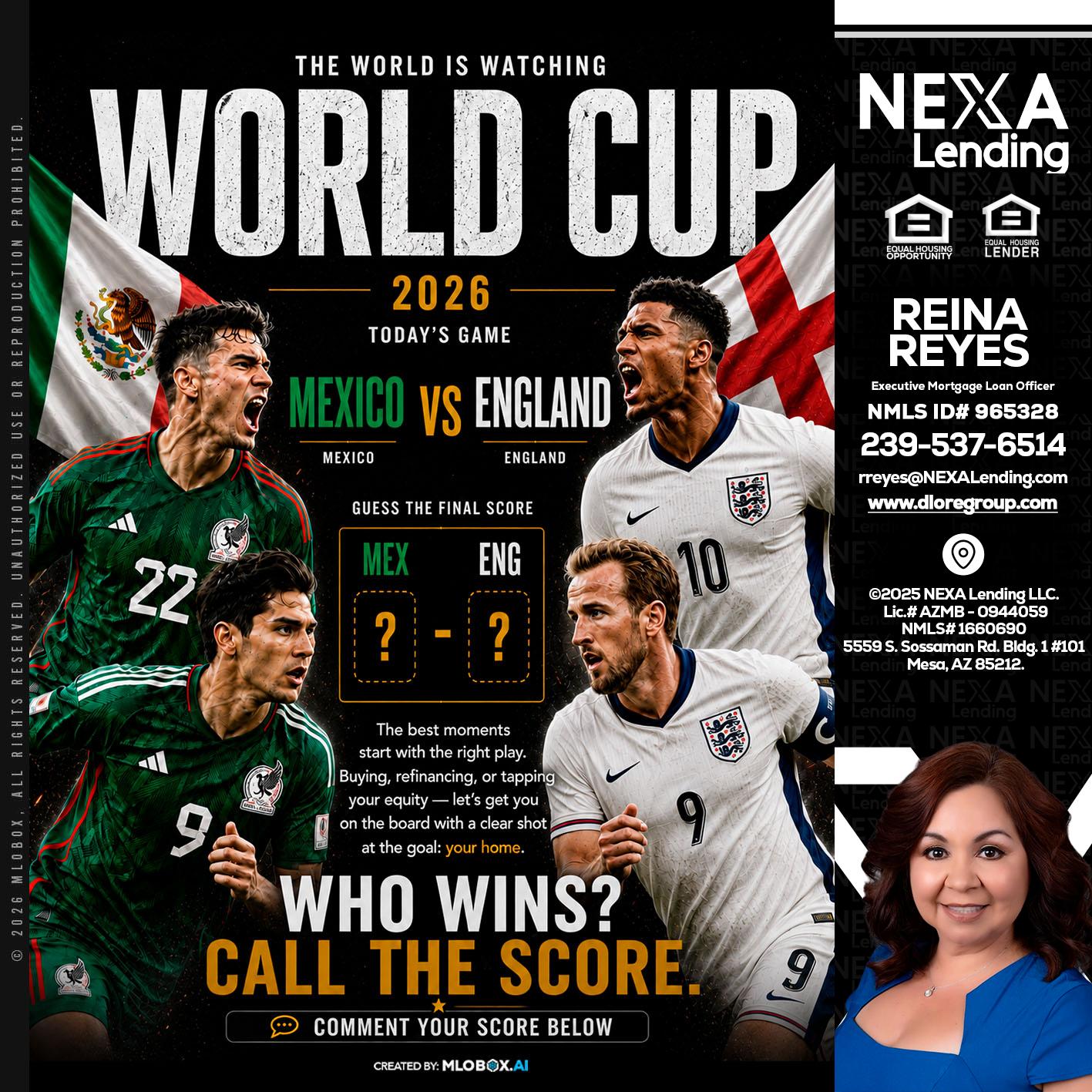WHO'S WIN - Reina Reyes -Executive Mortgage Loan Officer